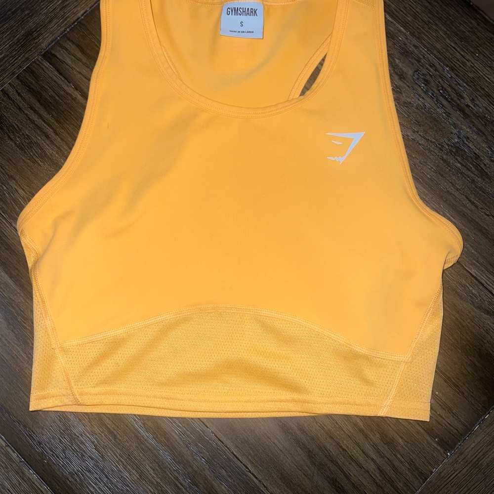 Gymshark Vibrant Yellow Sports Bra Small